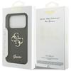 Guess Silikon Big 4G Script Hülle für iPhone 17 Pro Max Khaki