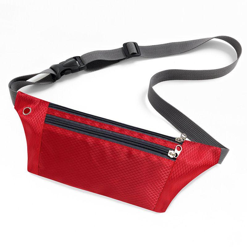 Waterproof Running Belt Fanny Pack With Adjustable Strap And Earphone Hole For Outdoor Activities