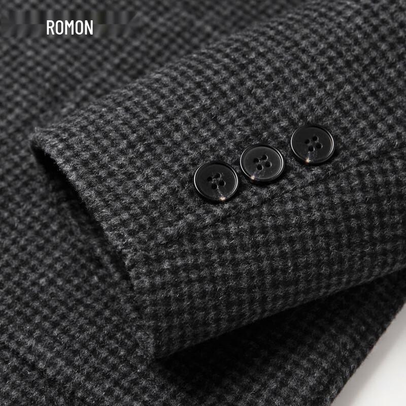 Men's Slim Fit Double-Faced Wool Blend Blazer