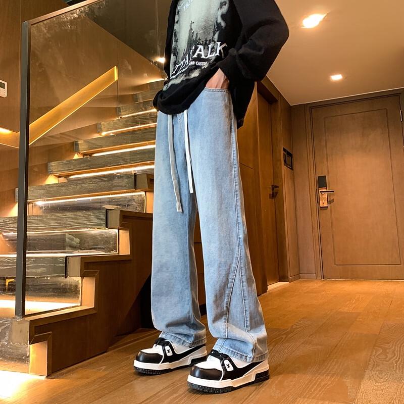 Men's High Street Slight Flare Denim Jeans