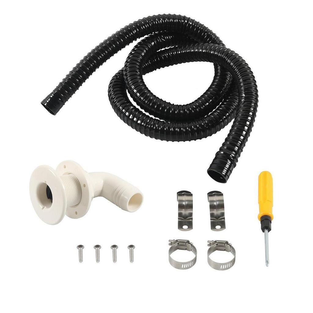Boat Bilge Pump Hose 90 Degree Elbow Convenient Drainage Plumbing Accessory Sealing Design for Marine Applications