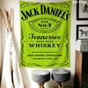 Jack Daniel'S Old No Brand Tennessee Sour Mash Whiskey Jack Daniel Distillery Lynchburg Tenn Usa Tapestry Background Cloth Wallmounted