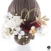 beauty Gorgeous hair ornament perfect for entrance fireworks and 20th birthday gatherings 2901h [LALALA flowers] coming-of-age ceremonies,