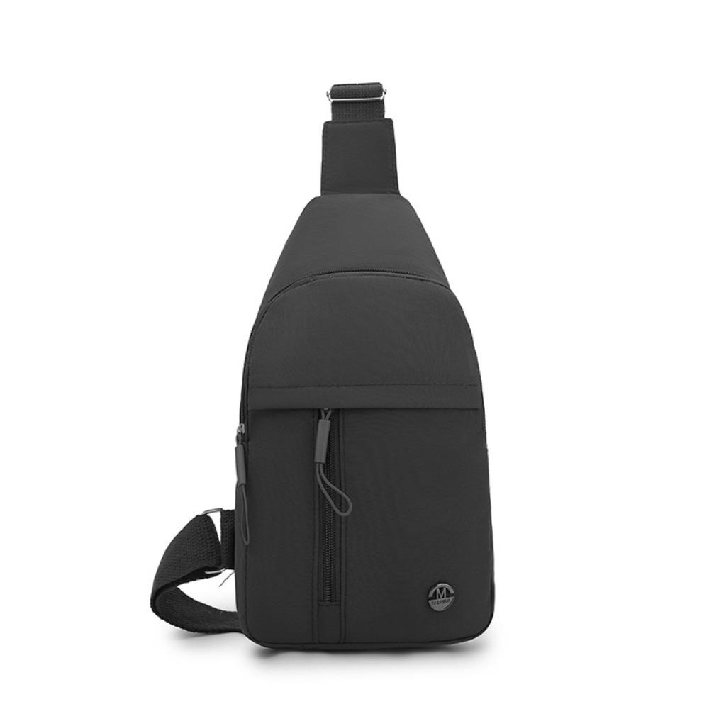 New Nylon Women s Chest Bags Multifunctional 10 Colors Waist Bag Multi-compartment Small Cloth Bag Storage Bag чёрный