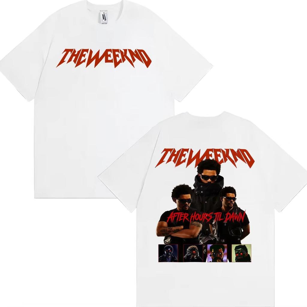 2026 Summer Hot Sale The Weeknd After Hours Til Dawn Album Cover T-shirt Men Women Fashion Hip Hop Harajuku T Shirts