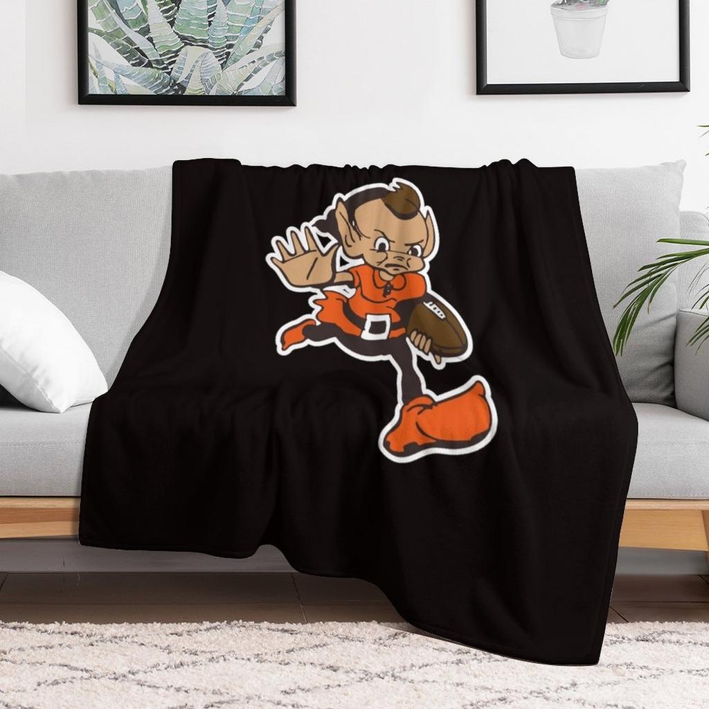 Old School Brownie the Elf Classic Throw Blanket No Pilling Soft Warm Blanket for Bed
