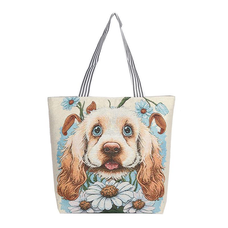 New large-capacity fitness portable short-distance travel bag women's environmentally friendly tote bag versatile shoulder casual canvas bag