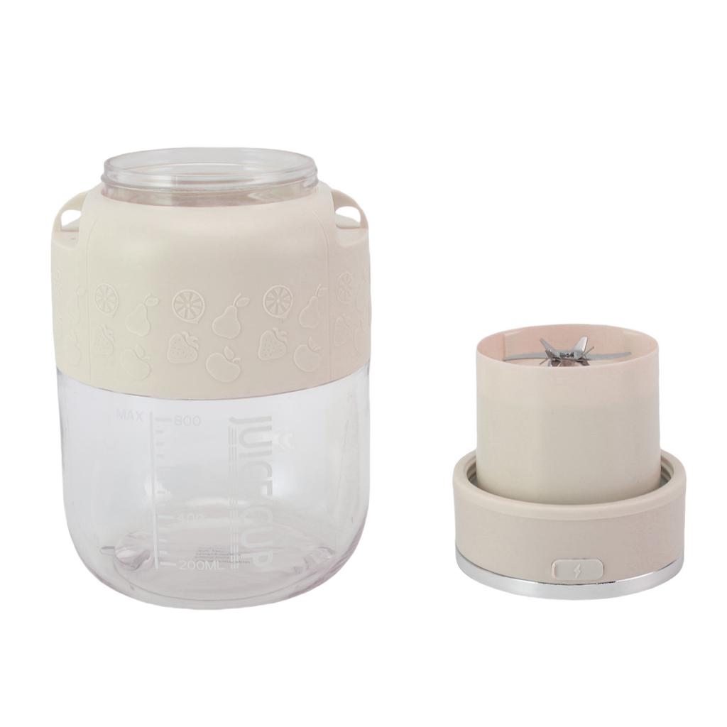 800ml Portable Juicer Cup Rechargeable Detachable Electric Juicer Blender for Office Gym Home Travel