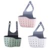 Space Saving Kitchen 2 Layer Adjustable Kitchen Sink Holder Drain Basket for Soap Sponge and Toothbrush Storage