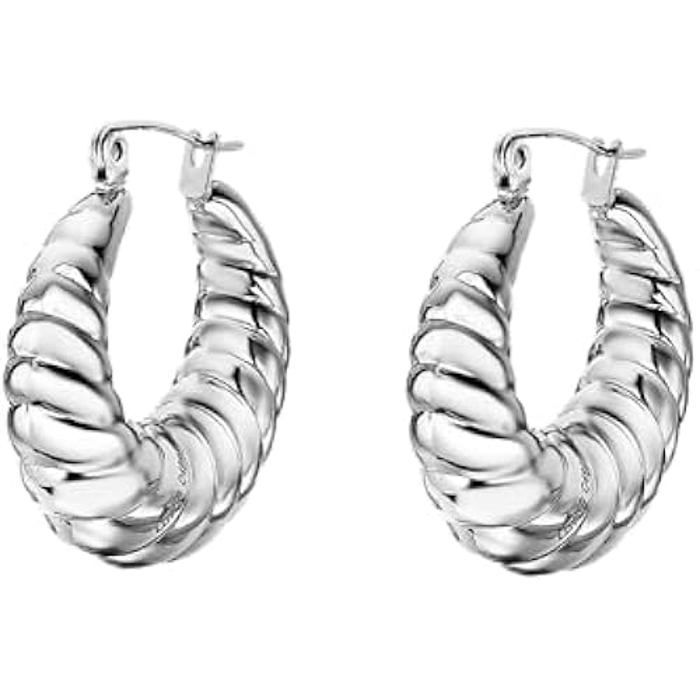 Boucles D'oreilles - LOTUS STYLE - LOTUS - Acier - Élégantes - Confortables
