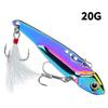 Colorful VIB Long Cast Spinner Lure – Metal Vibration Bait for All Water Layers, Dragon Tooth Fishing Tackle