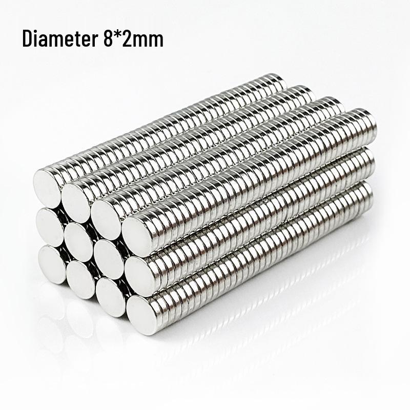 Neodymium Iron Boron Double-Sided Strong Suction Magnets for Fridges, Round and Square Shapes.