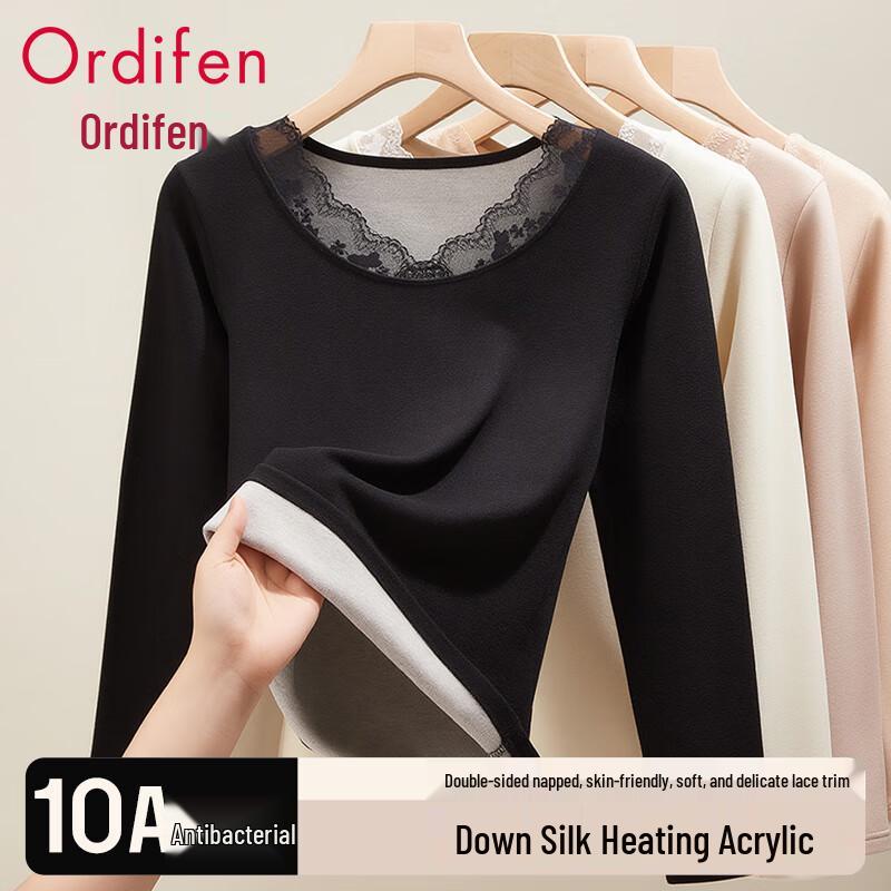 Oudifen Women's 10A Antibacterial Long Sleeve Base Layer Top