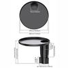 Round Car Cup Holder Tray Multifunctional Vehicle Cup Holder Side Table  Car Cup Tray