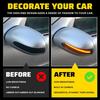 Pair Amber Dynamic Side Lights LED Mirror for Set Benz 2004-2008 SLK-Class R171