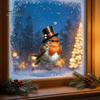 Outdoor Balcony Glass Decorations Christmas Bird Static Window Stickers, PVC Waterproof Decorative Decals Durable Indoor Accents for Holiday