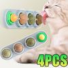 Giocattoli alla Nepeta Gatto Palline di Silvervine Pulizia Denti Trattamenti Murali Dentali Palla Extra Energia Gatto Leccatina Comestibile Gatto Cucciolo da Masticare Sano