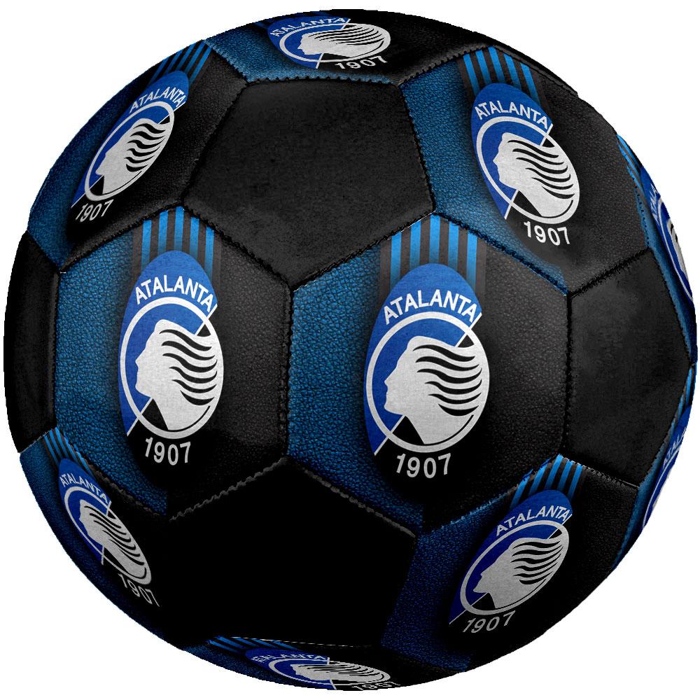 Atalanta BC Size 5 Soccer Ball, Machine-Stitched PVC, Durable & High Bounce, All Ages Fit, Fan Merchandise, Matches & Outdoor Use.