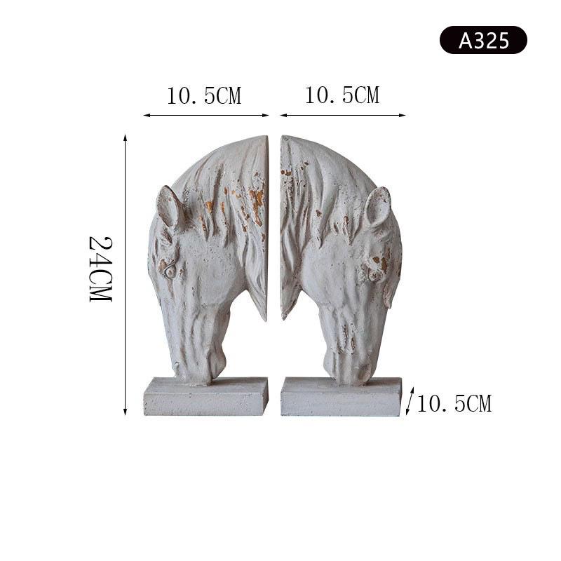 Vintage Waschbär Harz Buchstütze – Einzigartige Bibliotheksdekoration