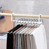 Large Capacity 9 Layers Pants Hangers Stainless Steel Multi-layer Trouser Rack  Clothes