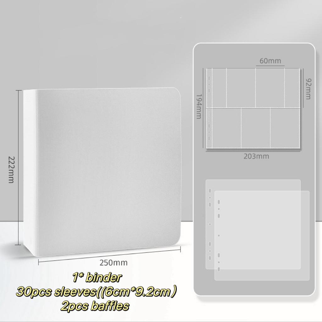 MINKYS Kawaii 5/6/9 Spaces 3 Inch Kpop Photo Card Binder Large Capacity Idol Photocard Album Photocards Binder Collect Book