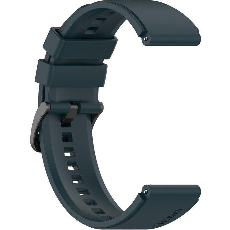 22mm Universal Silicone Strap, Dark Green