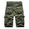 Camouflage Camo Cargo-Shorts Herren Herren Casual Shorts Männlich Lose Arbeitsshorts Mann Outdoor Wandern Kurze Hosen Übergröße