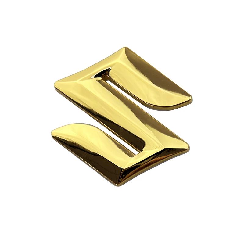 10cm Front Emblem Sticker for Suzuki SX4 Swift Sport Jimny Grand Vitara Alto Alivio Samurai Metal Car Side Logo 3D Badge