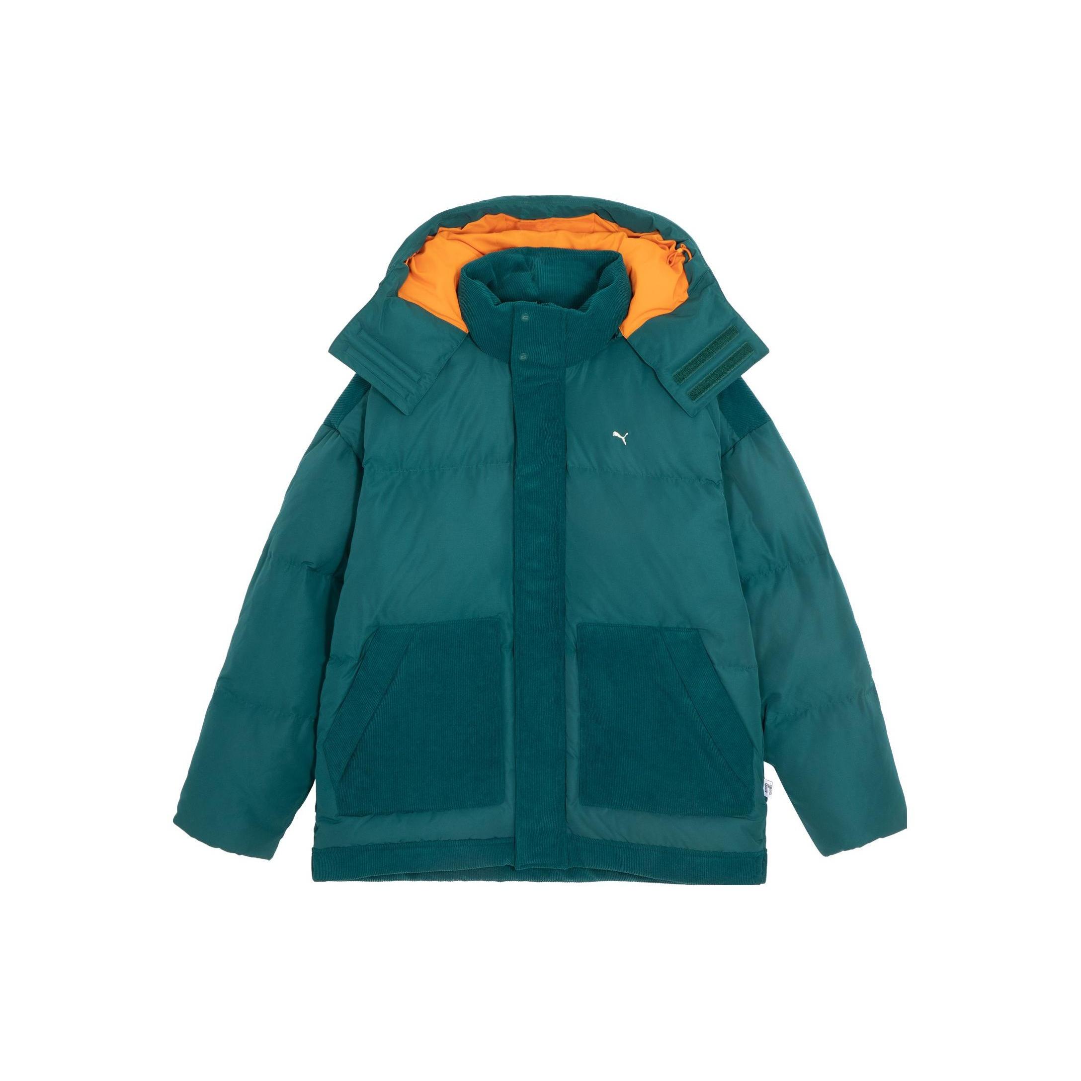 PUMA Mmq Puff Down Jacket  Green  Men s 623043-43 M