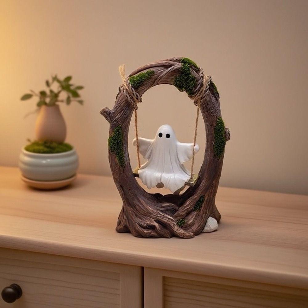 Handicraft Spooky Ghosts Decor Model Ghost Halloween Decoration  Desktop Decor