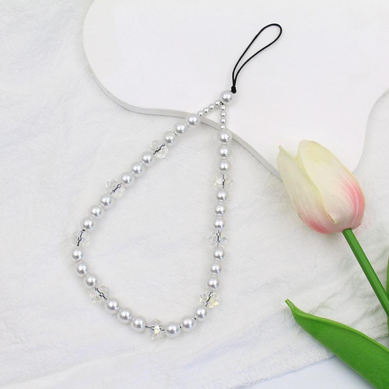 Mobile Phone Chain Beaded Colorful Cartoon Fruit Smiling Face Soft Pottery Letter Beaded To Prevent Mobile Phone from Hanging Chain.