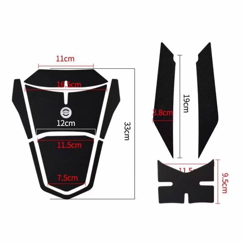 Motorcycle Anti Slip Sticker Tank Traction Pad Side Knee Grip Protector for Honda PCX160 PCX125  PCX 125 PCX