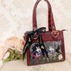 Transparent Ribbon Bow Black Ita Bag Women Harajuku Aesthetic Large Capacity Shoulder Handbag