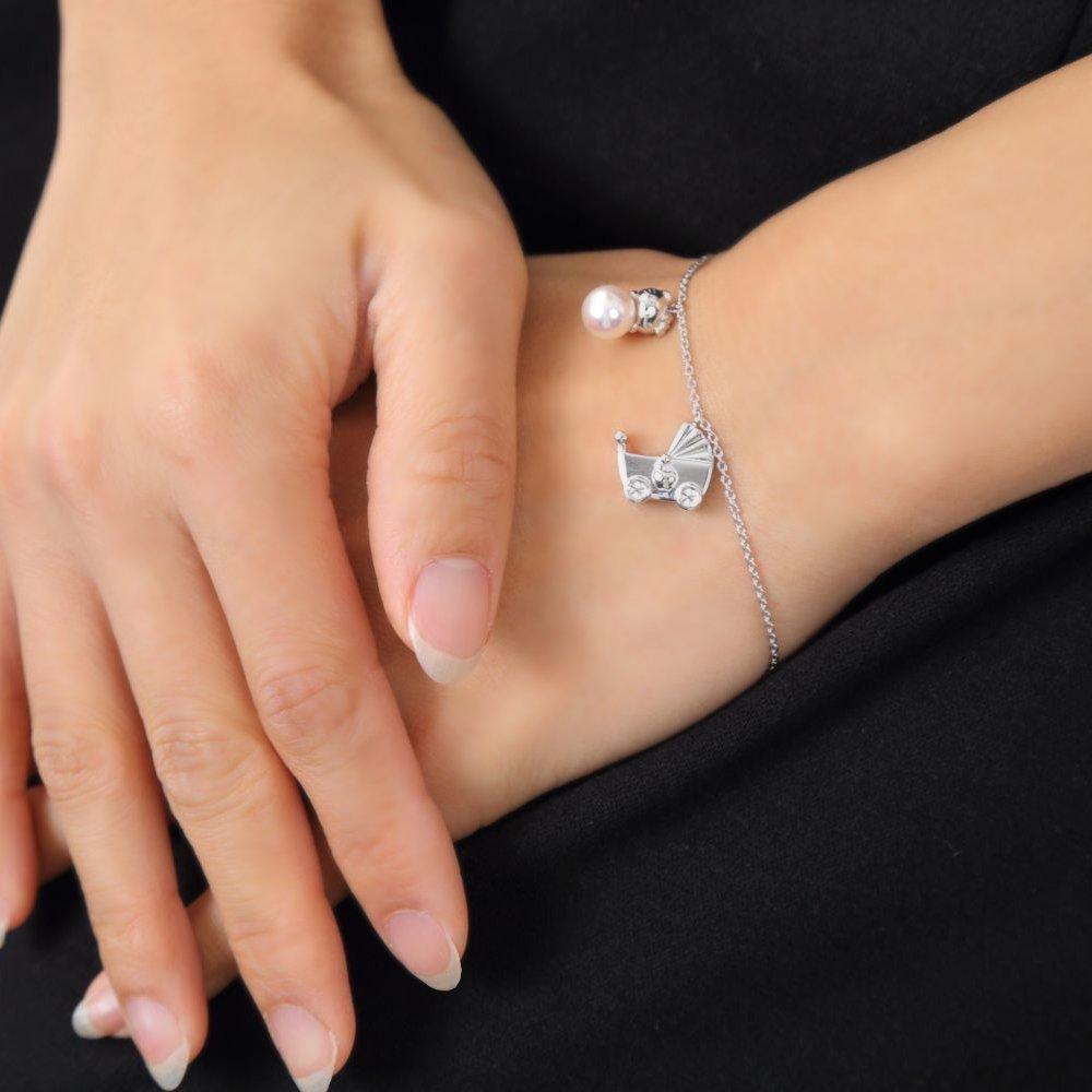 Hello Kitty Bracelet Hello Kitty Birth Bracelet Baby Gift [Moon Label] Baby's Women's [Gift Wrapped]