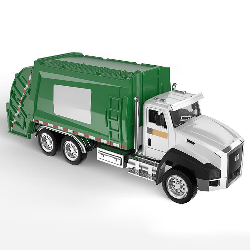 ABBS1 Garbage Truck model Toys for Kids 1:50 Scale Model Car Diecast Pull Back Toy Cars Xmas Gift for children high quality