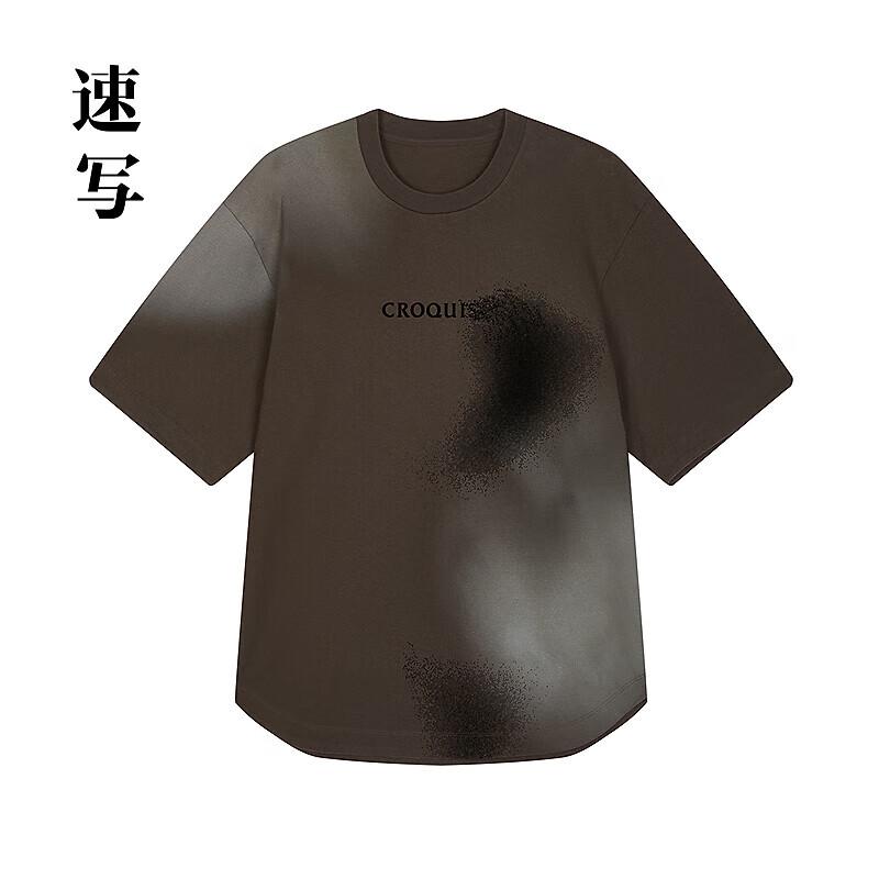 

CROQUIS Men s 2025 Autumn Longline Short-Sleeve T-Shirt XL