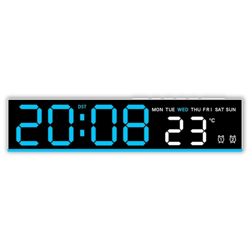 LED Wall Clock Simple Colourful Digital Clocks Gym Wall Multifunction Clock Large Led Screen Large Digital