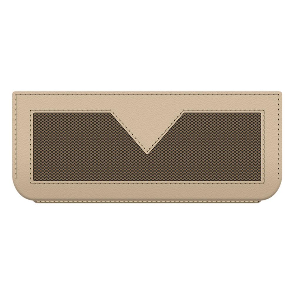 Universal Sticky Car Net Bag Multi-function PU Leather Mobile Phone Bag  Console Side