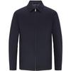EMZ Erdos Men's Wool Silk Business Zipper Jacket