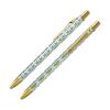 IWI Gel Ink Pen, 0.5mm, Retro Old Taiwan Tile Marigold Flower, 3H921-TILES PM, Aluminum Alloy