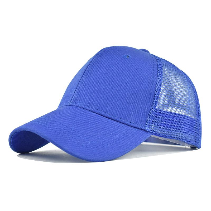 2020 Foreign Trade Classic Cotton Mesh Cap, Simple Cotton Breathable Baseball Cap Light Board Cap