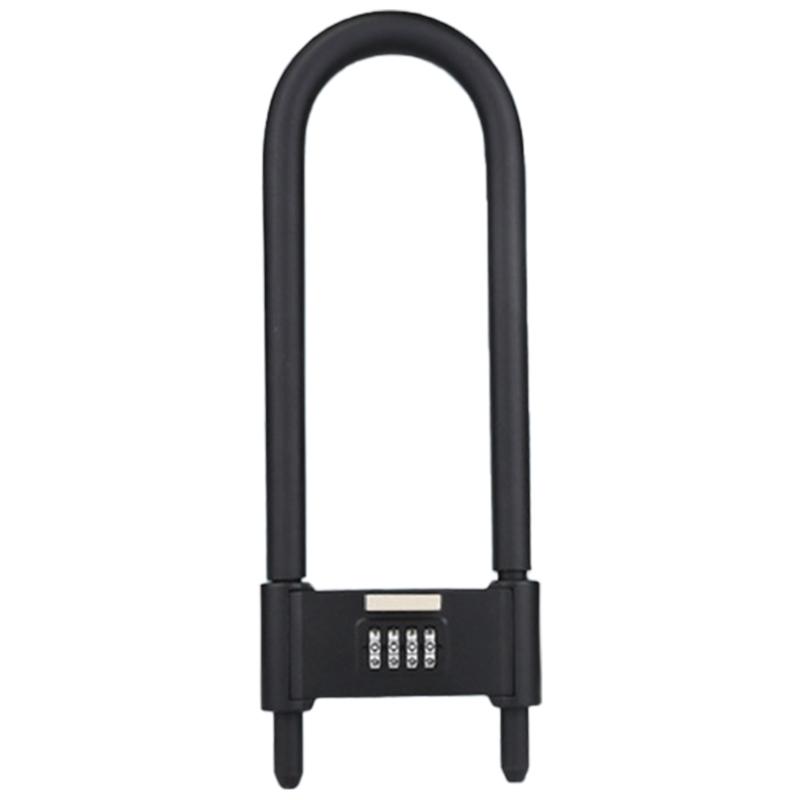 

4 Digit Combination Lock Long Shackle Padlock AntiShear Extended Bicycles Lock Aluminum Alloy AntiTheft Lock Enduring S