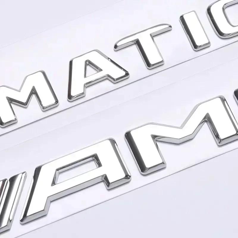 Samolepka na auto AMG W220 Pro Benz 4ks/sada 3D ABS Samolepka na auto pro Mercedes-Benz Třída CLS TURBO 4MATIC Modifikované logo AMG CLS 53S 63S