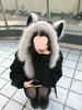 Korean Style Quilted Fur Coat with Ears - Trendy Loose Winter Jacket
