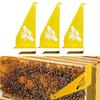 Stainless Steel Beehive Inspection Bracket Yellow Beehive Frame Holder Foldable Bee Hive Frame Grip Beekeeping Tool 2/4/10/20Pcs