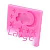 DIY Fondant Cake Silicone Mold Set: Cloud, Star, Moon, Chocolate Design