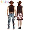 Halloween Masquerade Cosplay Parent-Child Costume Classic Western Cowboy Costume Stage Performance Costume