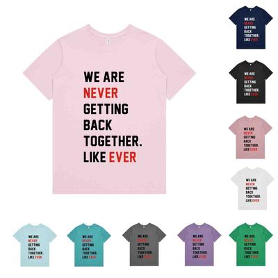 Damski casualowy T-shirt z krótkim rękawem z nadrukiem