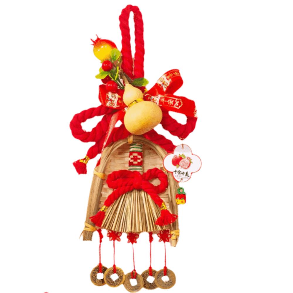 

Decorative Gourd New Year Decorations Broom Decorations Festive Arrangements Year Entrance Way Style 4