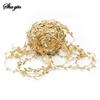 5/20M Gold Leaves Vine Artificial Silk Leaf Wreath Home Handmade Scrapbooking Craft Wedding Decor Fake Flower Rattan Garland